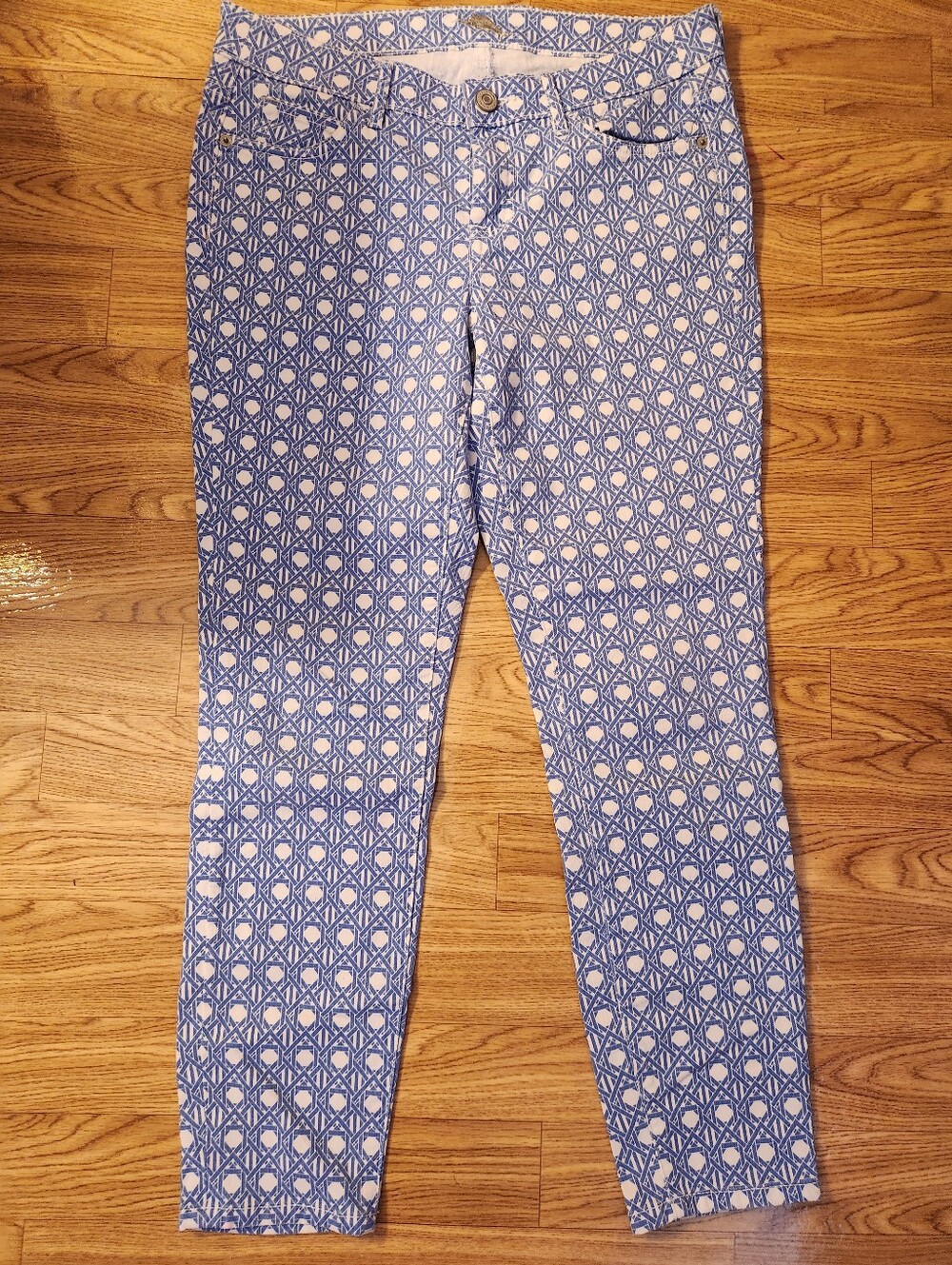 Blue Geometric Print Tommy Bahama Women's Jrans